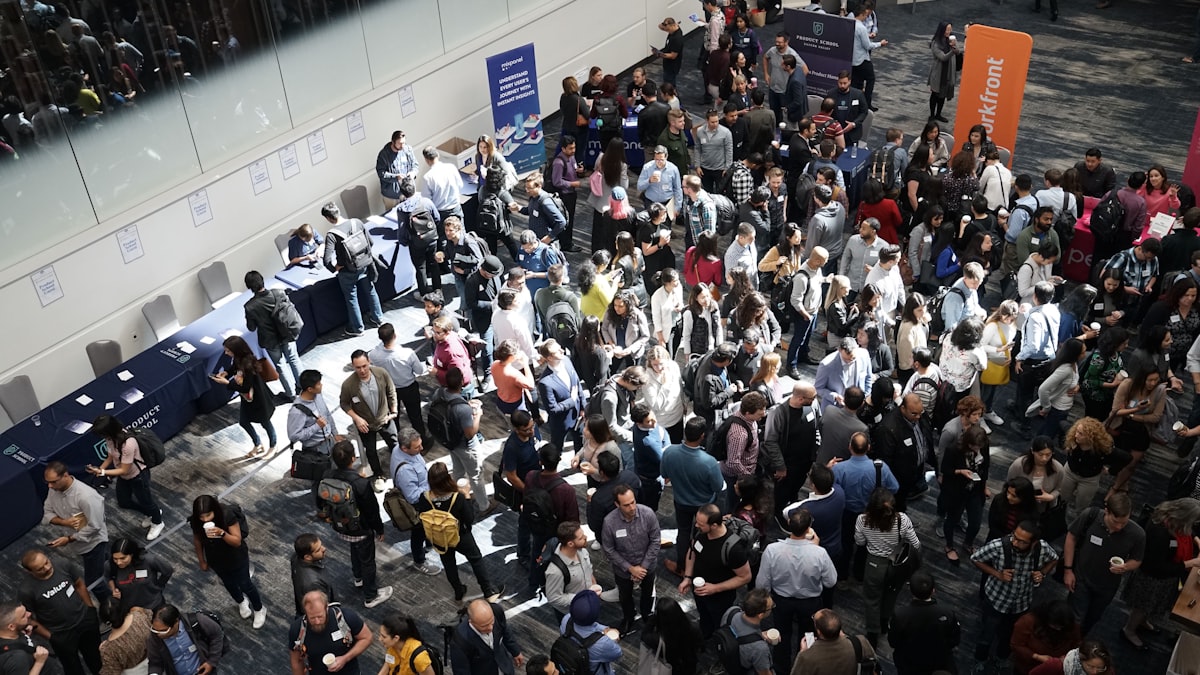 Women professionals in a business conference setting